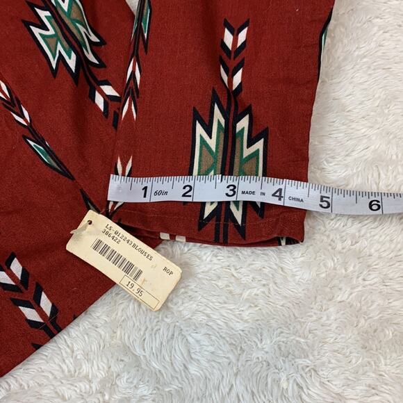 Vintage 90s Cowboys Turtle Association cropped southwest button down shirt - Picture 2 of 10